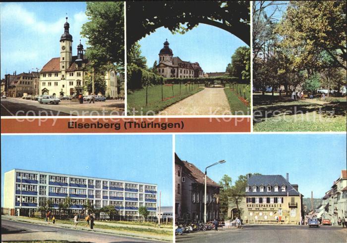Eisenberg Thueringen Rathaus Park des Friedens Ernst-Thaelmann-Platz