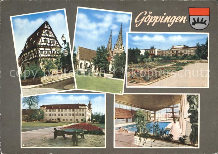 Goeppingen Storchen Oberhofen Kirche Stadt-Halle Schloss