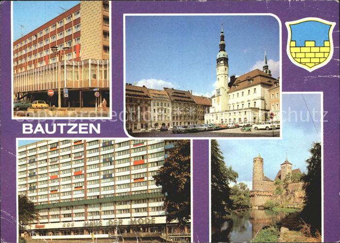 Bautzen Sachsen HO-Cafe Lubin Markt Rathaus Haus der Mode Michaeliskirche