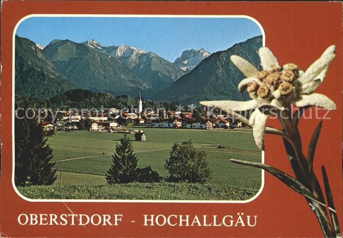 Oberstdorf Ortsansicht Blume
