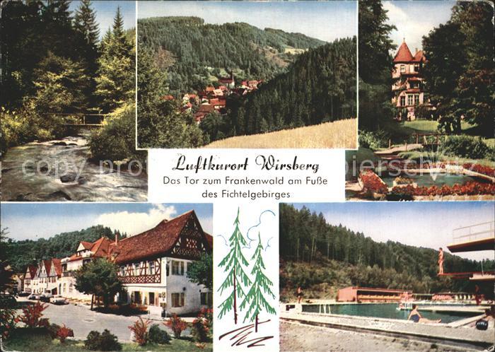 Wirsberg Kulmbach Bayern Schwimmbad Gebaeude Park