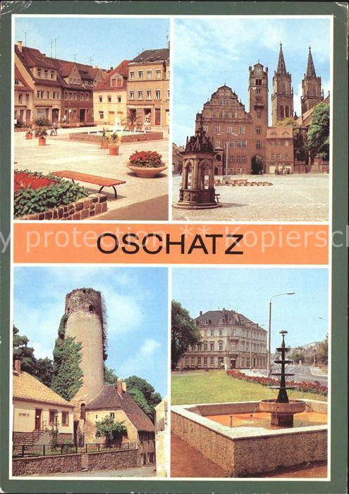 Oschatz Ernst-Thaelmann-Platz Museum Brunnen Leipziger Platz