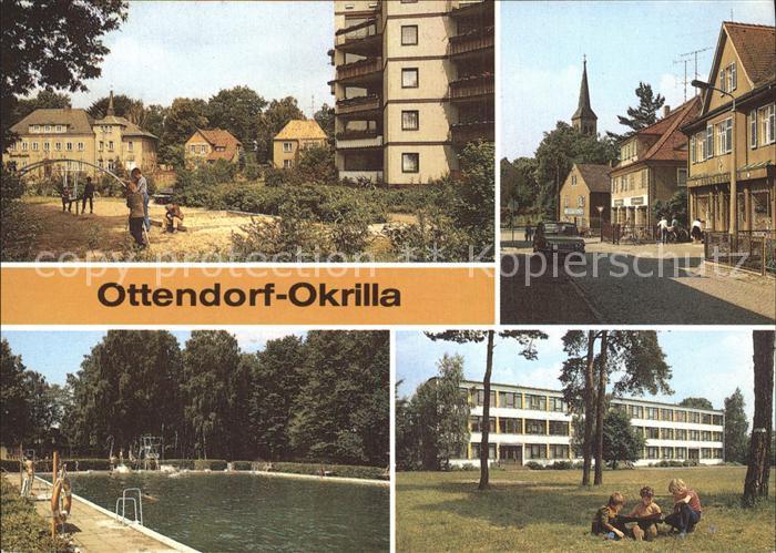 Ottendorf-Okrilla Zwoelfeckhaus Teichwiesenbad Polytechnische Oberschule