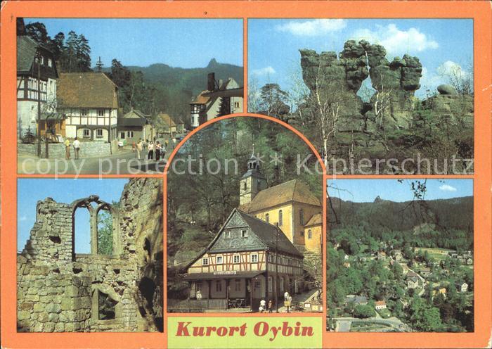 Oybin Sachsen Felsentor Toepfer Burgruine Bergaufgang Scharfenstein