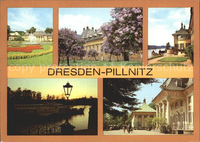 Pillnitz Bergpalais Fliederhof Wasserpalais