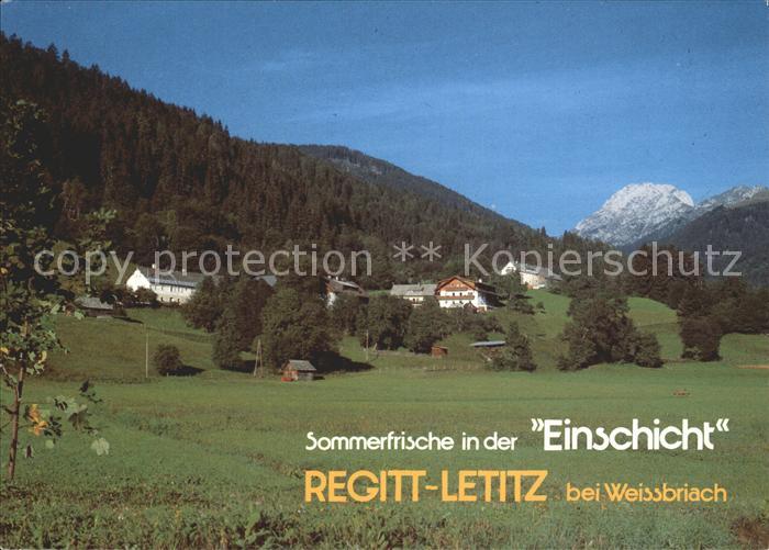 Weissbriach Einschicht Regitt-Letitz