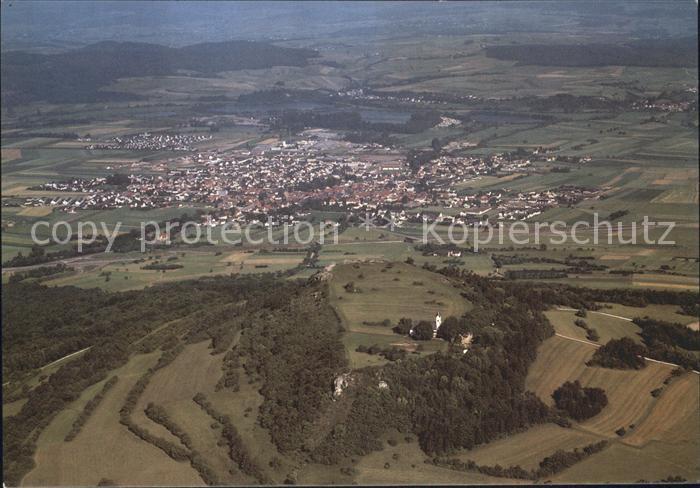 Staffelberg Fliegeraufnahme Staffelstein Wallfahrtskapelle Adelgundis