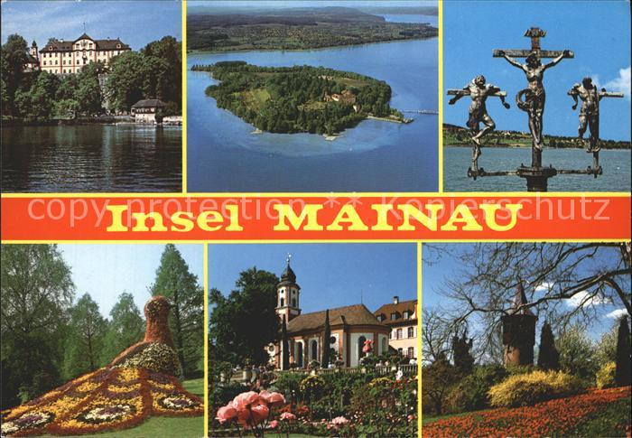 Insel Mainau Fliegeraufnahme Park Schloss