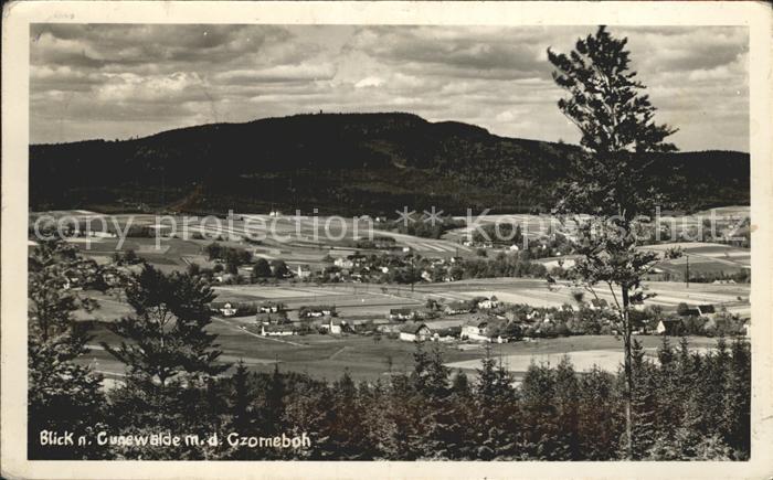 Cunewalde mit dem Czorneboh