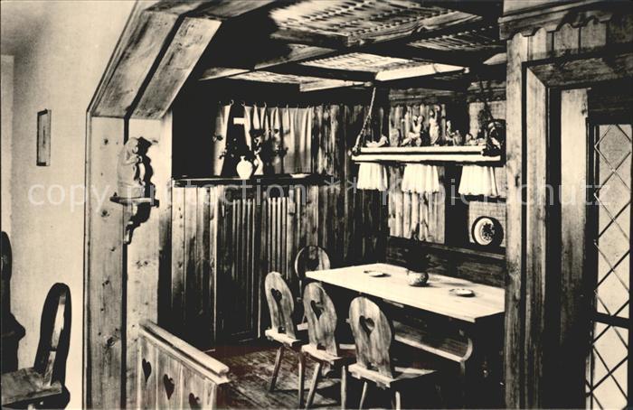 Oberhof Thueringen FDGB Erholungsheim Glueckauf Bauernstube