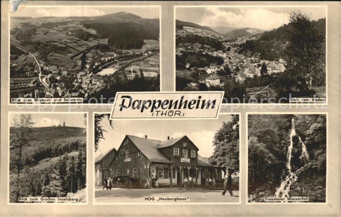 Pappenheim Thueringen Wiebach Seimberg Roeder Gr Inselsberg HOG Heuberghaus Trus