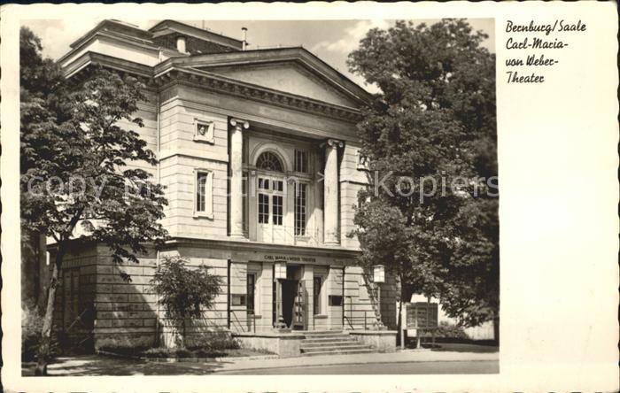 Bernburg Saale Carl Maria von Weber Theater