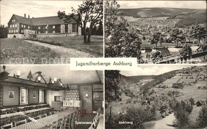 Aschberg Vogtland Jugendherberge Panorama Speisesaal Aschberg