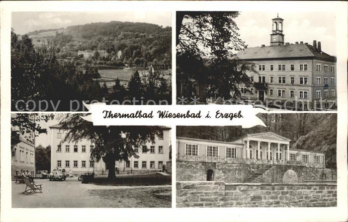Wiesenbad Kurhaus Park Teilansicht