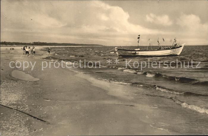 Karlshagen Boot am Strand