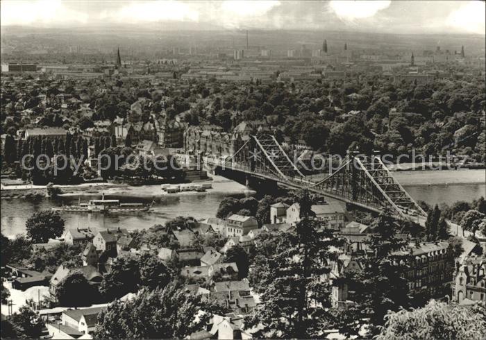 DRESDEN Elbe Blick von den Loschwitzhoehen