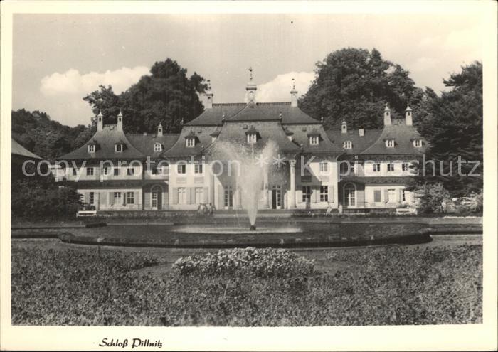Pillnitz Schloss Pillnitz Fontaene