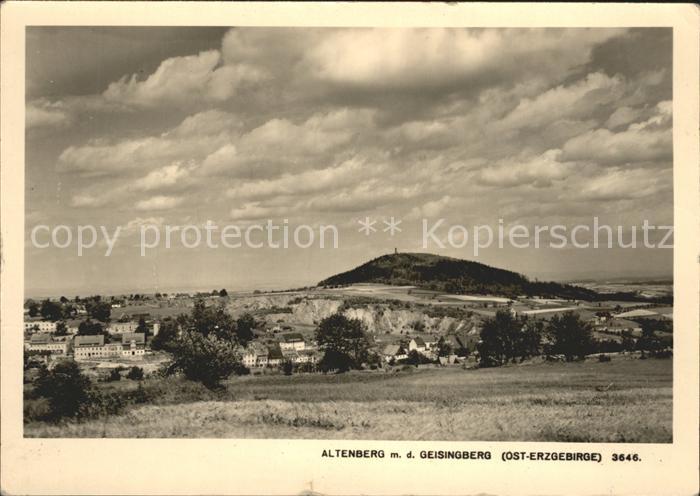 Altenberg Erzgebirge mit Geisingberg