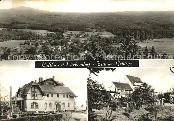 Lueckendorf Blick von der Brandhoehe HOG Kurhaus Gaststaette Erholung