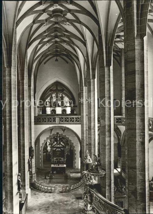 Freiberg Sachsen Dom Dreischiffige Halle