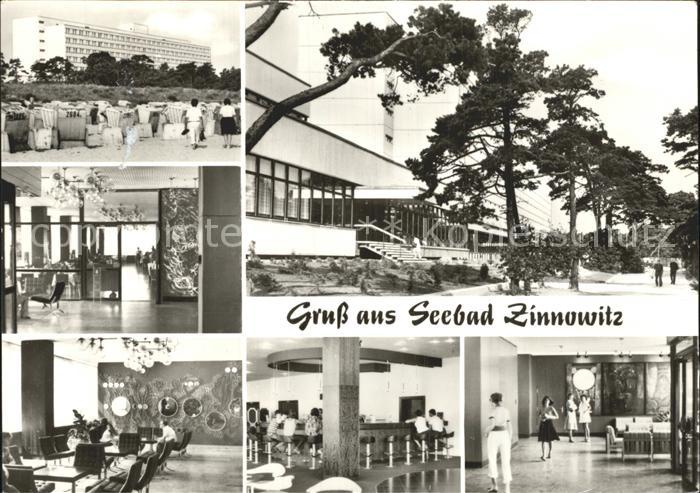 Zinnowitz Ostseebad FDGB Feriendienst Erholungsheim Roter Oktober Teilansichten