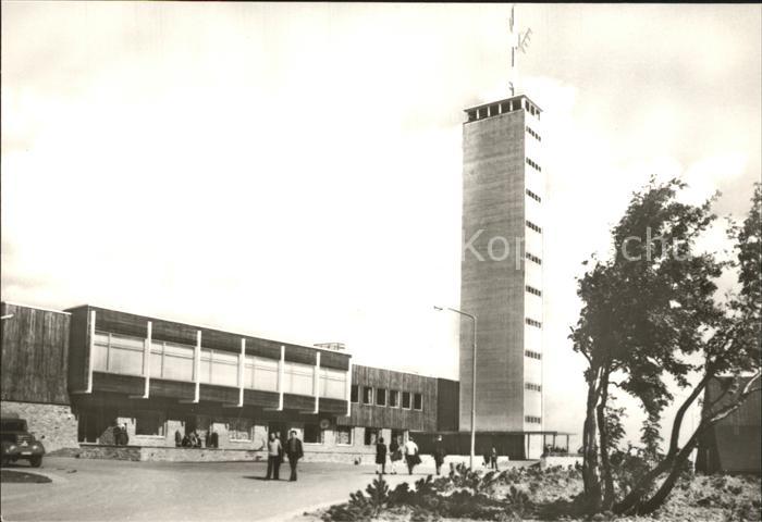Oberwiesenthal Erzgebirge Fichtelberghaus Aussichtsturm