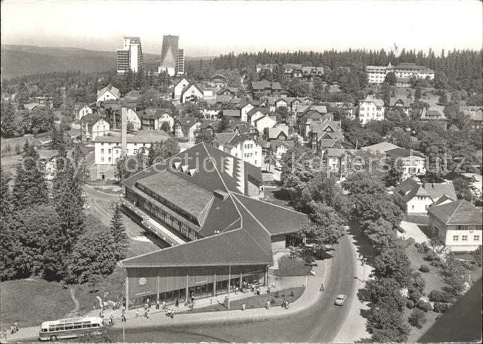 Oberhof Thueringen Blick vom FDGB Erholungsheim Rennsteig