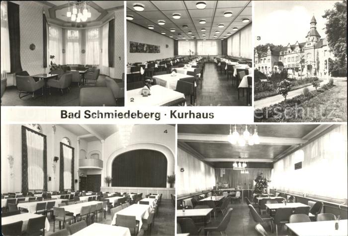 Bad Schmiedeberg Duebener Heide Kurhaus Leninzimmer Speisesaal Kurhaussaal