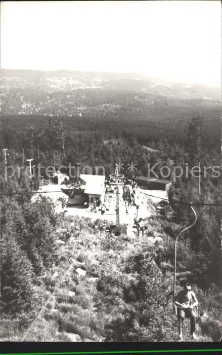 Krkonose Stacja przesiadkoya wyciagu krzeselkowego na Szrenice