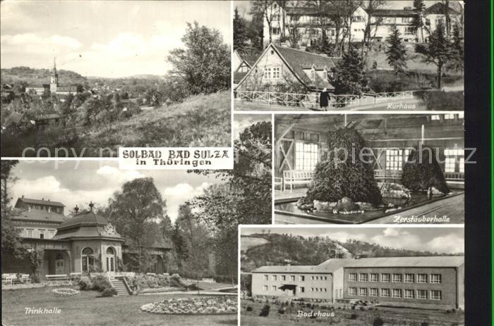 Bad Sulza Solbad Kurhaus Trinkhalle Zerstaeuberhalle Badehaus