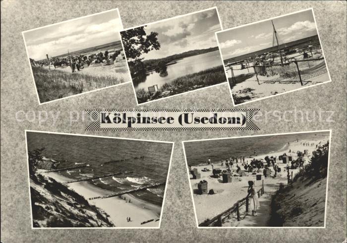 Koelpinsee Usedom Strand Fischerhafen Duenen Promenade