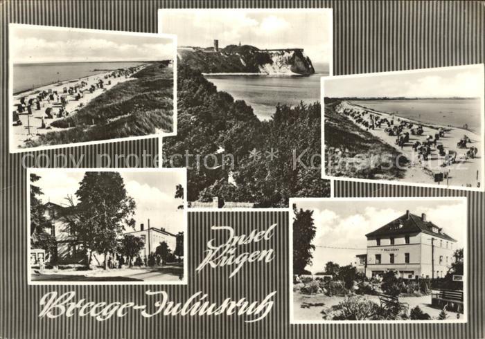 Breege Ruegen Strand Kap Arkona FDGB Erholungsheim Kurhaus HOG Duenenhaus