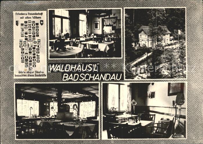Bad Schandau Gaststaette Waldhaeusl Gastraeume Kirnitzschtal