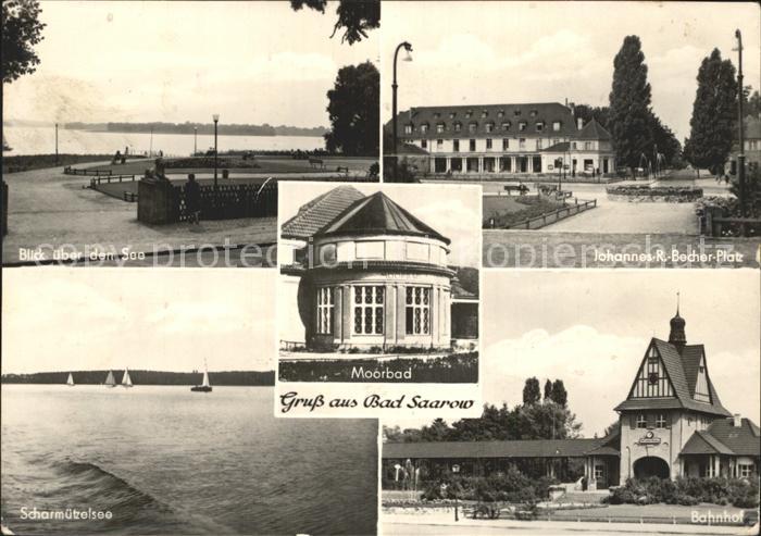 Bad Saarow-Pieskow Seeblick Johannes Becher Platz Scharmuetzelsee Moorbad Bahnho