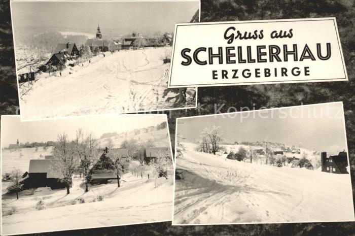 Schellerhau Teilansichten Winteridyll