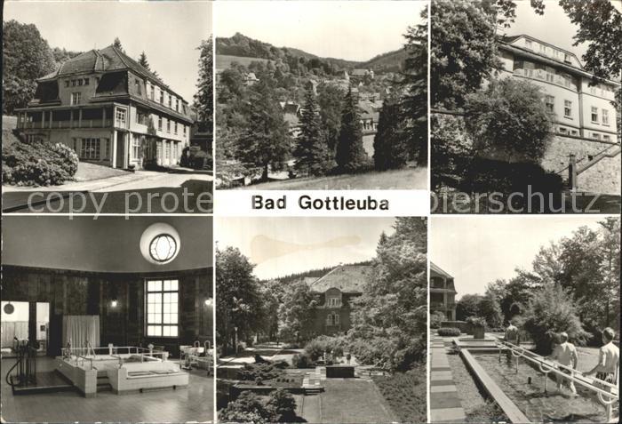 Bad Gottleuba-Berggiesshuebel Klinik Sanatorium Stationen 6 und 8 Kurhaus Wasser
