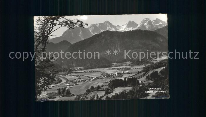 Unken Panorama mit Loferer Steinberge