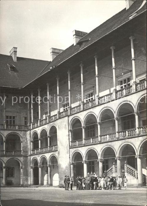 Krakow Krakau Wawel renesansowy dziedziniec arkadowy Arkadenhof