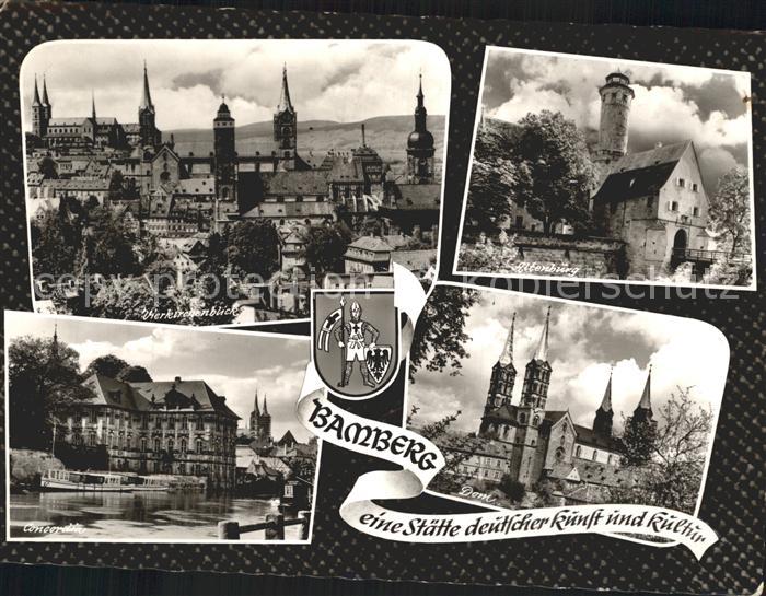 Bamberg Vierkirchenblick Altenburg Dom Concordia Wasserschloss Kuenstlerhaus