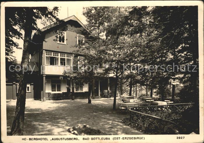Bad Gottleuba-Berggiesshuebel HO Berghotel Augustusberg