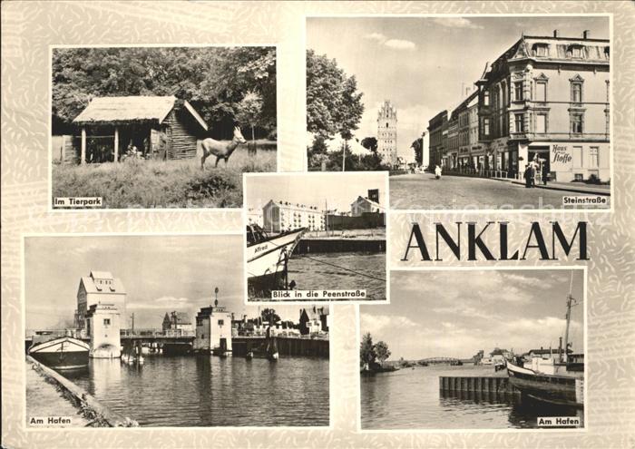 Anklam Tierpark Steinstrasse Peenstrasse Hafen