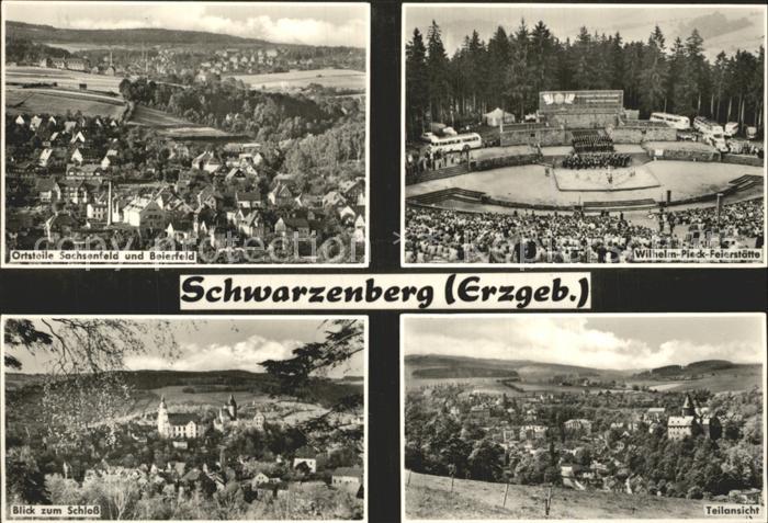 Schwarzenberg Erzgebirge OT Sachsenfeld Beierfeld Wilhelm Pieck Feierstaette Sch