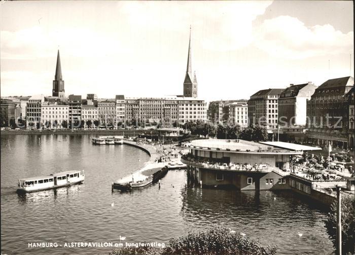 HAMBURG  CITY Alsterpavillon am Jungfernstieg