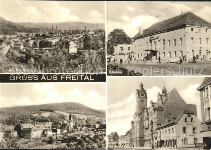 Freital Totalansicht Kulturhaus Rathaus