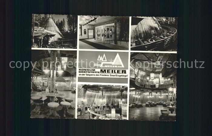 Sosa Erzgebirge Konsum Gaststaette Meiler Talsperre des Friedens