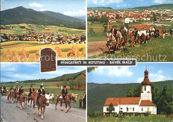 Koetzting Panorama Landschaft Pfingstritt Kirche