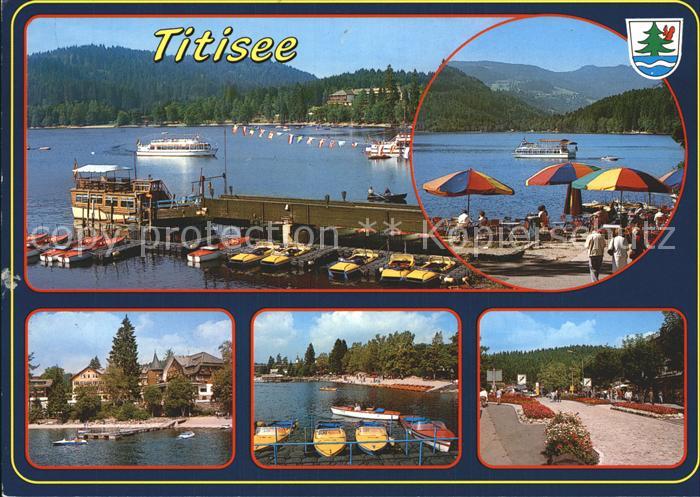 TITISEE Schwarzwald BW Bootsanleger Promenade