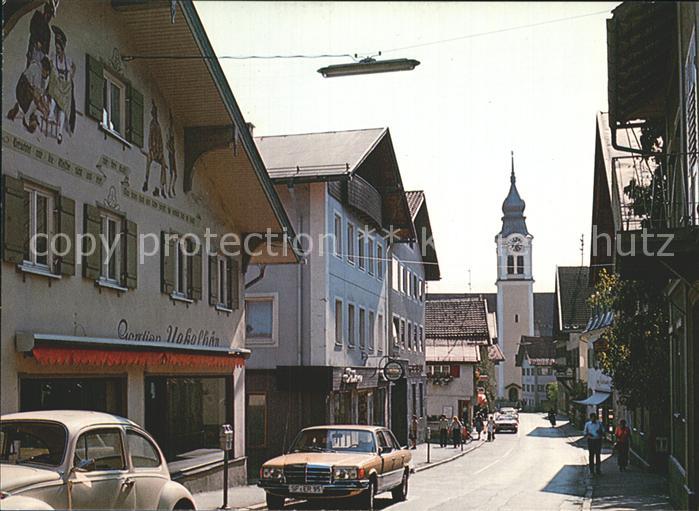 Sonthofen Oberallgaeu Marktstrasse Kirche