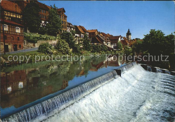 Allendorf Bad Sooden Partie an der Werra Wehr