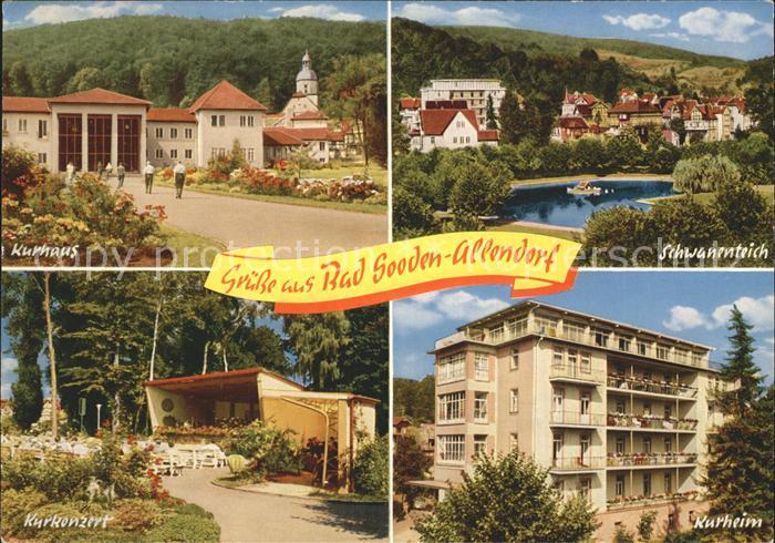 Allendorf Bad Sooden Kurhaus Schwanenteich Kurkonzert Kurheim